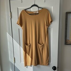 Sigrid Olsen Mustard Dress